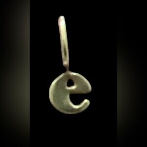 Catbird Tiniest Alphabet “E” Charm